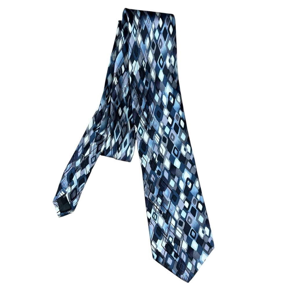 J. Jerry Garcia Tie Lady With Argyle Socks Collection Fifty-Eight Silk Blue Grey